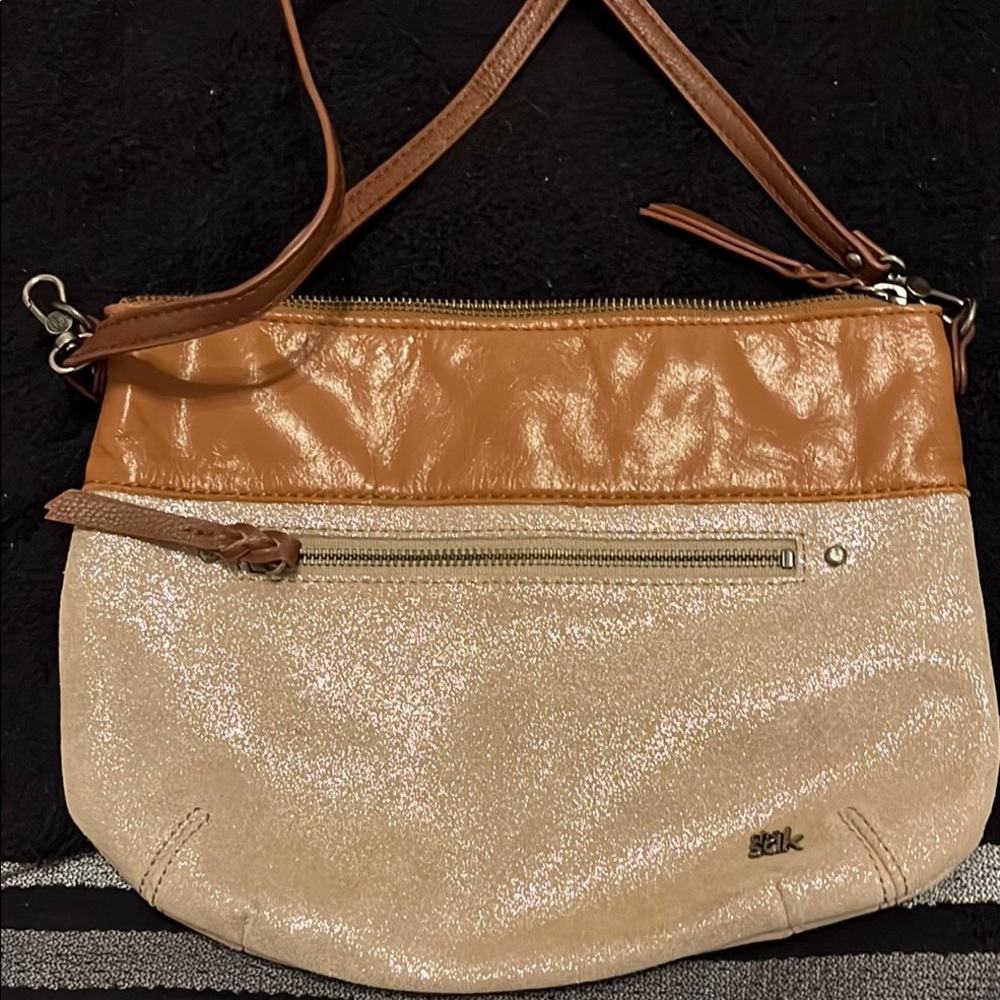 The Sak Two-Tone Crossbody Bag